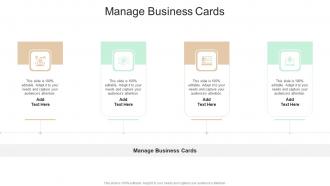 Manage Business Cards In Powerpoint And Google Slides Cpb