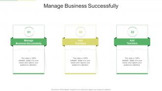 Manage Business Successfully In Powerpoint And Google Slides Cpb