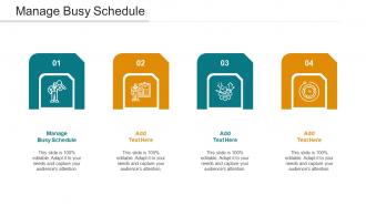 Manage Busy Schedule Ppt Powerpoint Presentation Styles Introduction Cpb