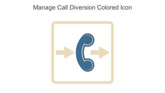 Manage Call Diversion Colored Icon In Powerpoint Pptx Png And Editable Eps Format