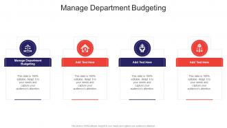 Manage Department Budgeting In Powerpoint And Google Slides Cpb