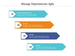 Manage dependencies agile ppt powerpoint presentation layouts inspiration cpb