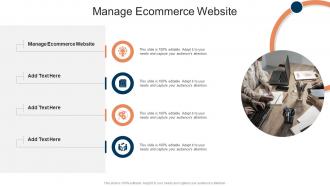 Manage Ecommerce Website In Powerpoint And Google Slides Cpb