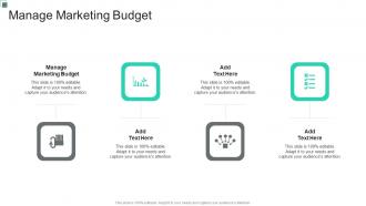 Manage Marketing Budget In Powerpoint And Google Slides Cpb