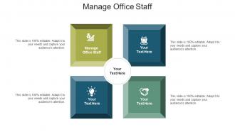 Manage office staff ppt powerpoint presentation model cpb
