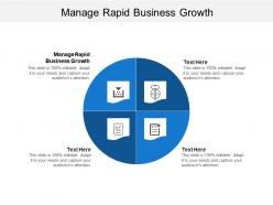Manage rapid business growth ppt powerpoint presentation layouts sample cpb