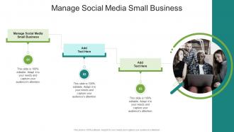 Manage Social Media Small Business In Powerpoint And Google Slides Cpb