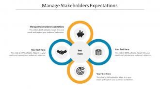 Manage stakeholders expectations ppt powerpoint presentation inspiration ideas cpb