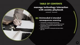 Manage Technology Interaction With Society Playbook Powerpoint Presentation Slides Good Adaptable