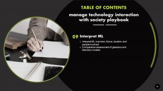 Manage Technology Interaction With Society Playbook Powerpoint Presentation Slides Analytical Adaptable