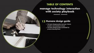 Manage Technology Interaction With Society Playbook Powerpoint Presentation Slides Editable Pre-designed
