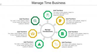 Manage Time Business Ppt PowerPoint Presentation Infographic Template Clipart Cpb