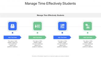 Manage Time Effectively Students In Powerpoint And Google Slides Cpb