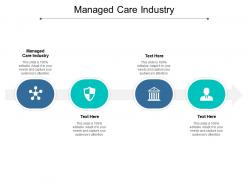 Managed care industry ppt powerpoint presentation templates cpb