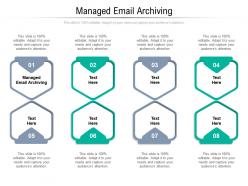 Managed email archiving ppt powerpoint presentation infographics gallery cpb