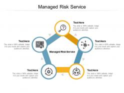 Managed risk service ppt powerpoint presentation designs cpb