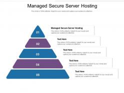Managed secure server hosting ppt powerpoint presentation model visuals cpb