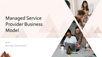 Managed Service Provider Business Model PPT Mockup ACP