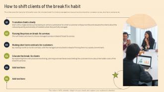 Managed Services Pricing And Growth Strategy How To Shift Clients Of The Break Fix Habit