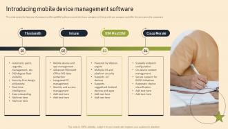 Managed Services Pricing And Growth Strategy Introducing Mobile Device Management Software