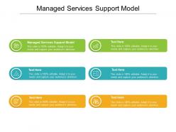 Managed services support model ppt powerpoint presentation icon sample cpb