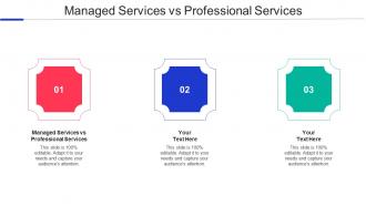 Managed Services Vs Professional Services Ppt Powerpoint Presentation File Example Cpb