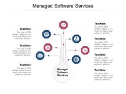 Managed software services ppt powerpoint presentation icon show cpb