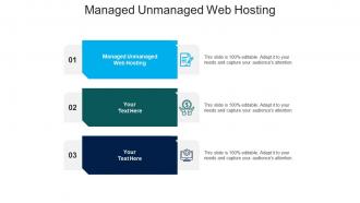 Managed unmanaged web hosting ppt powerpoint presentation file slideshow cpb