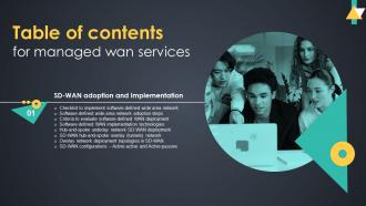 Managed Wan Services Table Of Contents