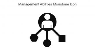 Management Abilities Monotone Icon In Powerpoint Pptx Png And Editable Eps Format