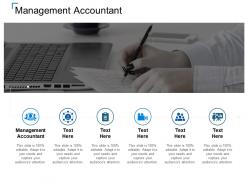 Management accountant ppt powerpoint presentation model layout ideas cpb