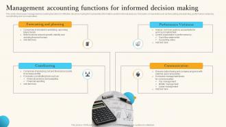 Management Accounting Functions For Informed Decision Making