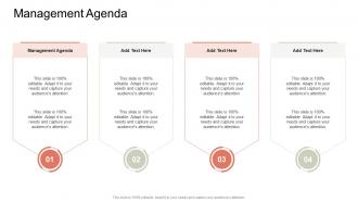 Management Agenda In Powerpoint And Google Slides Cpb