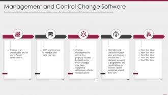 Management and control change software ppt powerpoint outline grid