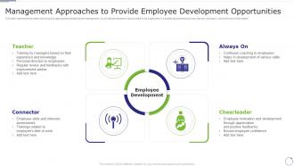 Management Approaches To Provide Employee Development Opportunities