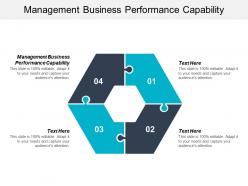 Management business performance capability ppt powerpoint presentation gallery slide portrait cpb