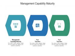 Management capability maturity ppt powerpoint presentation gallery designs download cpb