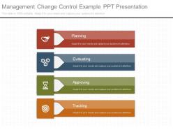 Management change control example ppt presentation