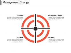 Management change ppt powerpoint presentation infographic template influencers cpb
