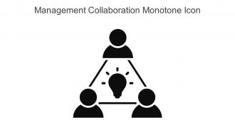 Management Collaboration Monotone Icon In Powerpoint Pptx Png And Editable Eps Format