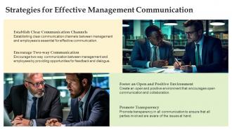 Management Communication Issues powerpoint presentation and google slides ICP Impressive Content Ready