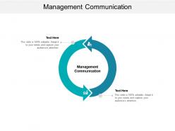Management communication ppt powerpoint presentation portfolio icon cpb