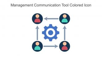 Management Communication Tool Colored Icon In Powerpoint Pptx Png And Editable Eps Format
