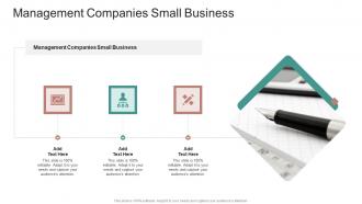 Management Companies Small Business In Powerpoint And Google Slides Cpb