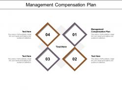 Management compensation plan ppt powerpoint presentation styles pictures cpb