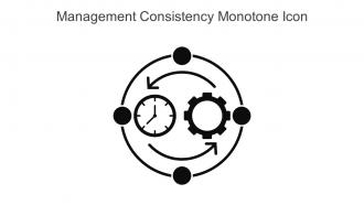 Management Consistency Monotone Icon In Powerpoint Pptx Png And Editable Eps Format