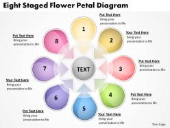 Management Consultant Business Eight Staged Flower Petal Diagram Powerpoint Slides 0523