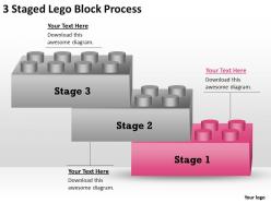 1936577 style variety 1 lego 3 piece powerpoint presentation diagram infographic slide