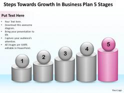 Management consultants in business plan 5 stages powerpoint templates ppt backgrounds for slides 0530