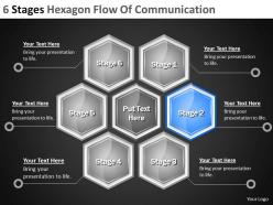 90308993 style cluster hexagonal 6 piece powerpoint presentation diagram infographic slide